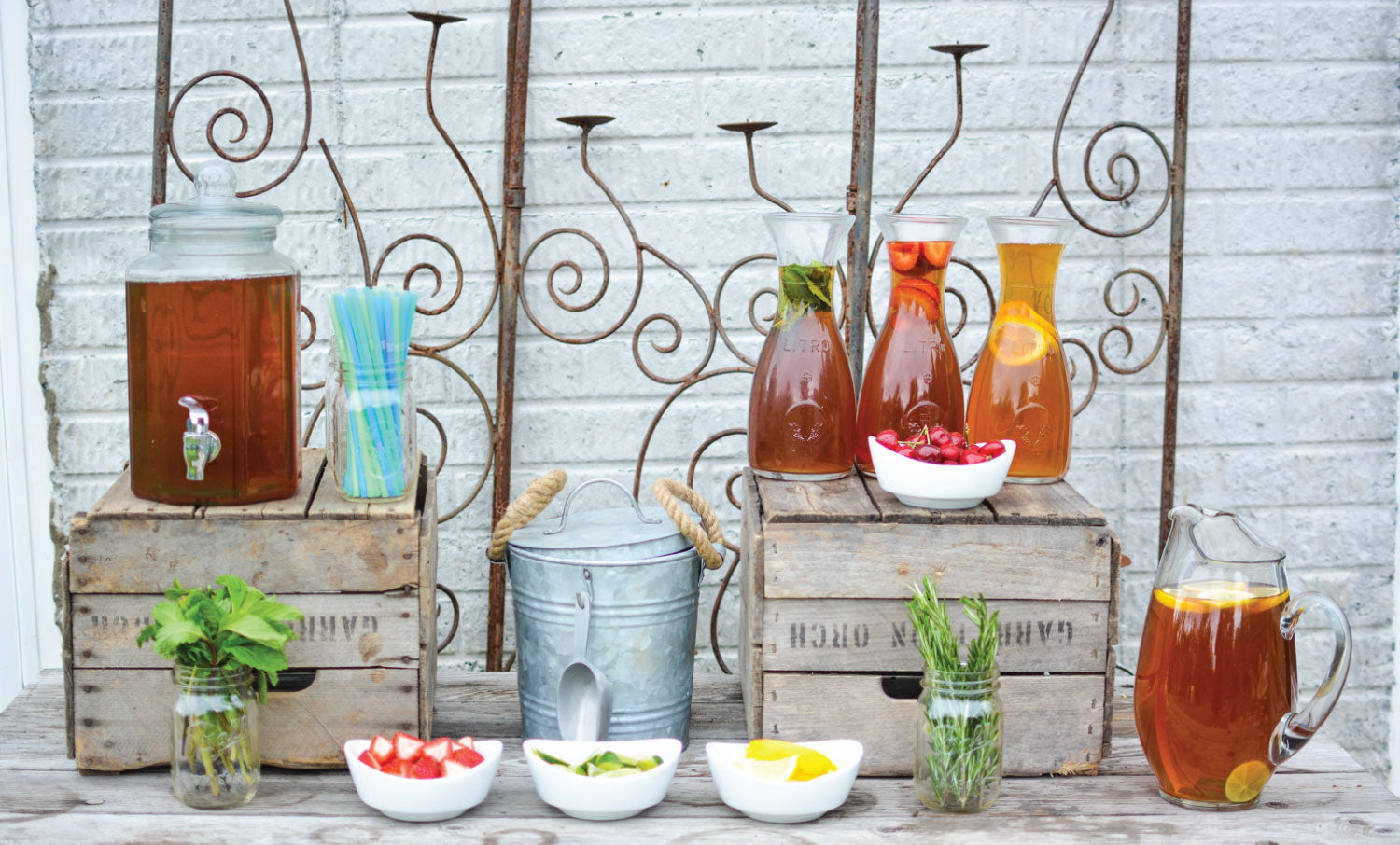 DIY Iced Tea Bar