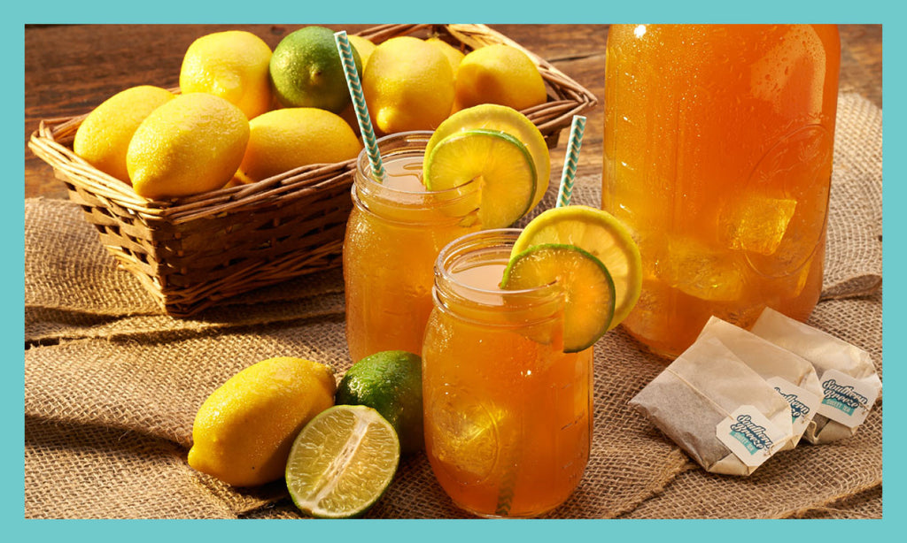 Lemon Lime Sweet Tea Recipe using Southern Breeze Original Sweet Tea