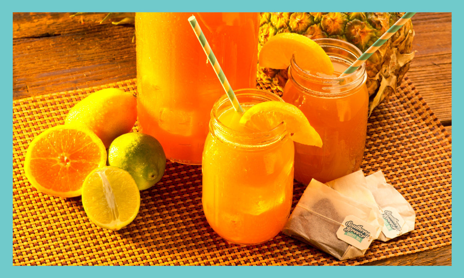 Tropical Pineapple Citrus Sweet Tea Cold Brew Recipe