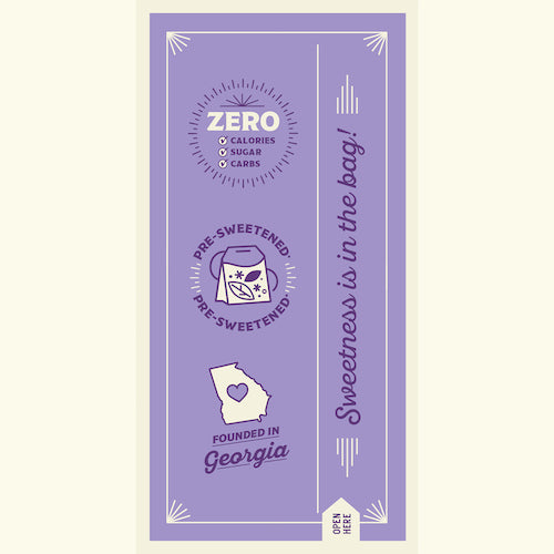 Southern Breeze Blackberry Sweet Iced Tea product specifications label