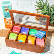 Southern Breeze Tea Chest, filled with Cold Brew tea envelopes