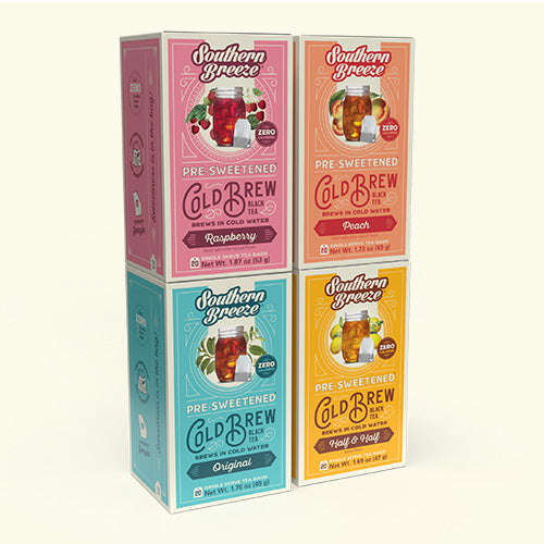 Southern Breeze Cold Brew Sweet Iced Tea Bundle 4 pack