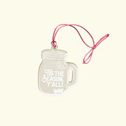 Southern Breeze ornament reading "Tis the Season, Y'all"