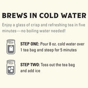 Southern Breeze Mystery Flavor Sweet Iced Tea brewing instructions