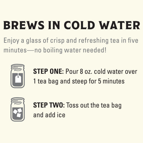 Southern Breeze Mystery Flavor Sweet Iced Tea brewing instructions