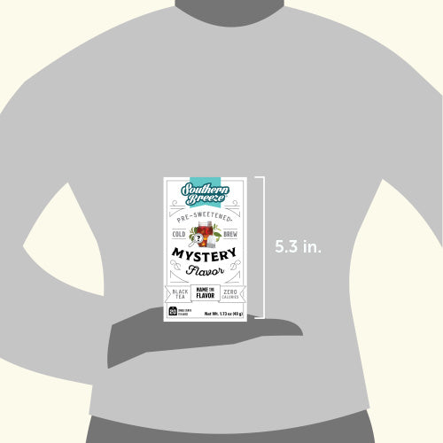 Southern Breeze Mystery Flavor Sweet Iced Tea size, 5.3 inch
