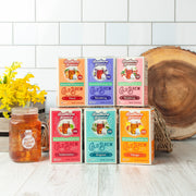 Southern Breeze Decaf Cold Brew Sweet Tea and Mason Jar Bundle - Original, Mango, Peach, Raspberry, Blackberry & Watermelon