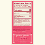 Southern Breeze Watermelon Sweet Iced Tea nutritional label and ingredients list