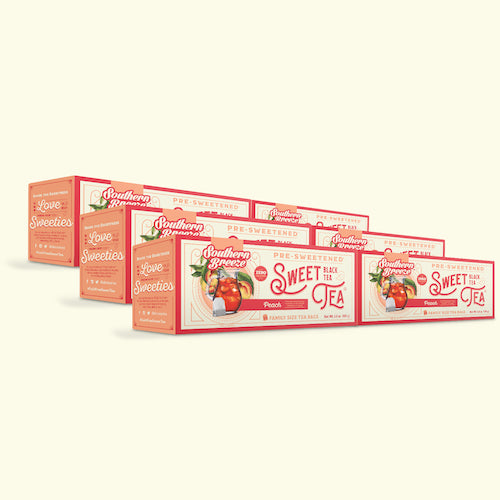 Peach Sweet Tea 6 Pack | Bright Peach Flavor, Zero Calories