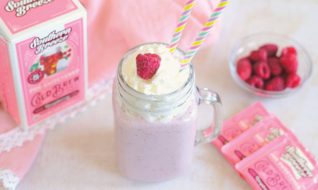 Raspberry Sweet Tea Milkshake Recipe