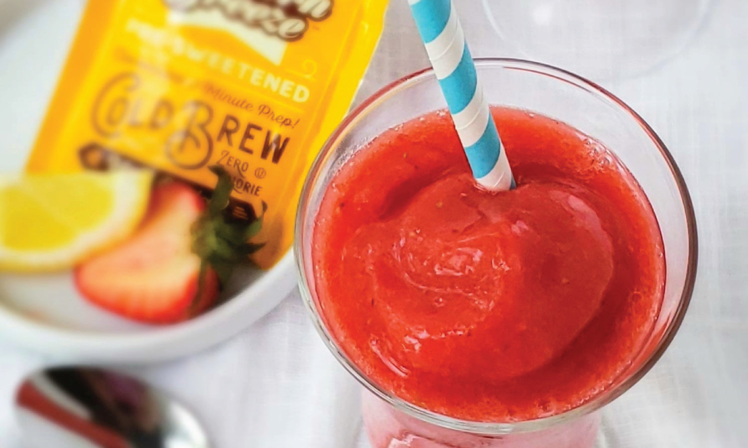 Frozen Strawberry and Sweet Tea Lemonade Recipe