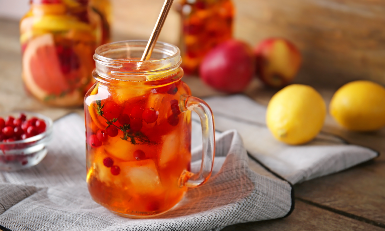 Fruit Infused Sweet Tea