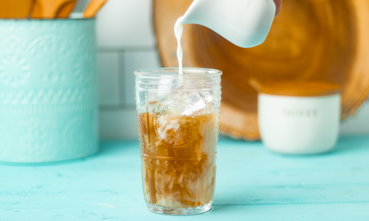 Iced Sweet Tea Macchiato