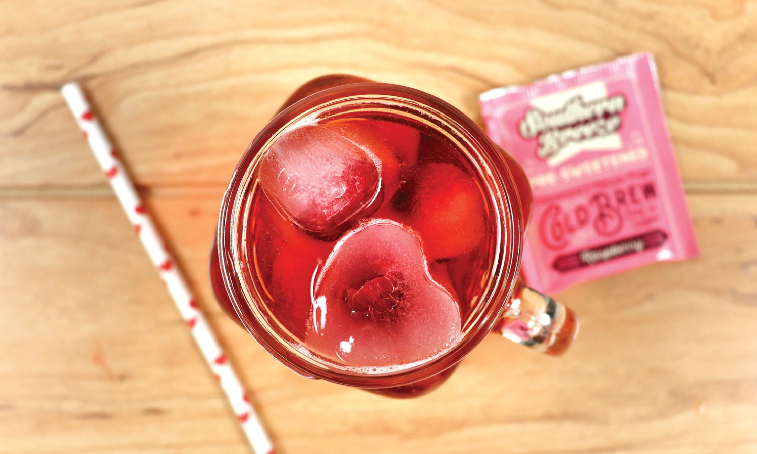 DIY: Raspberry Sweet-Heart Ice Cubes