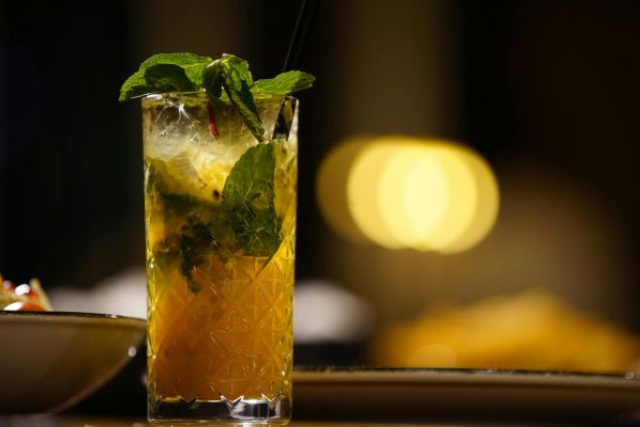 The Court-Side Lemon Mint Smash (Crisp Cucumber Mint Mocktail)