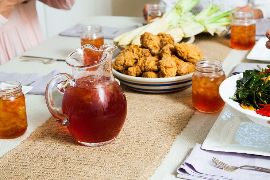 what food goes good with iced tea