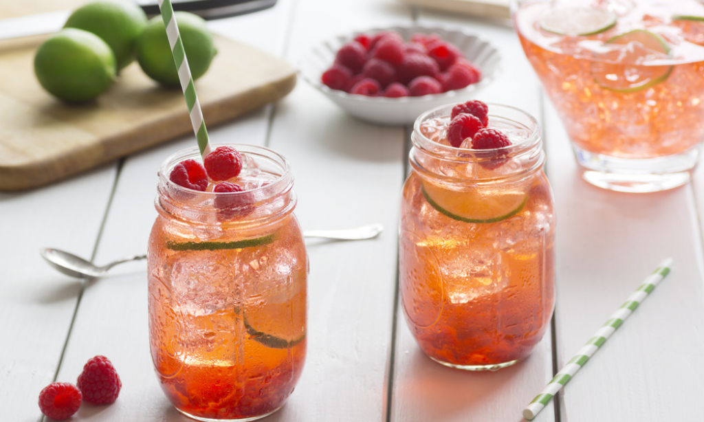 Raspberry Lime Iced Tea