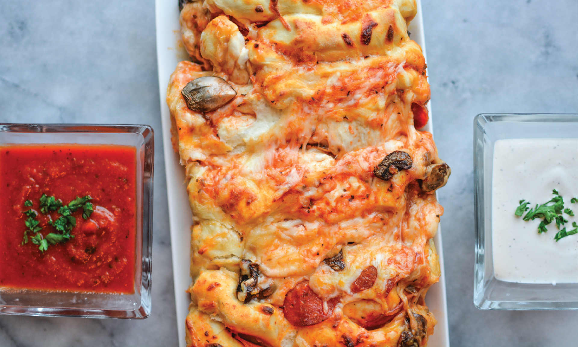 Tailgate Recipe: Pull-Apart Pizza Bread