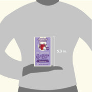 Purple Southern Brew Cold Brew package held in a hand with dimensions indicated