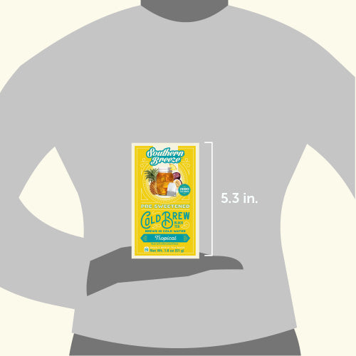 Southern Breeze Tropical Sweet Iced Tea with 5.3 inch scale