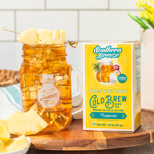 Tropical Iced Tea | Pineapple Passionfruit, Zero Calories