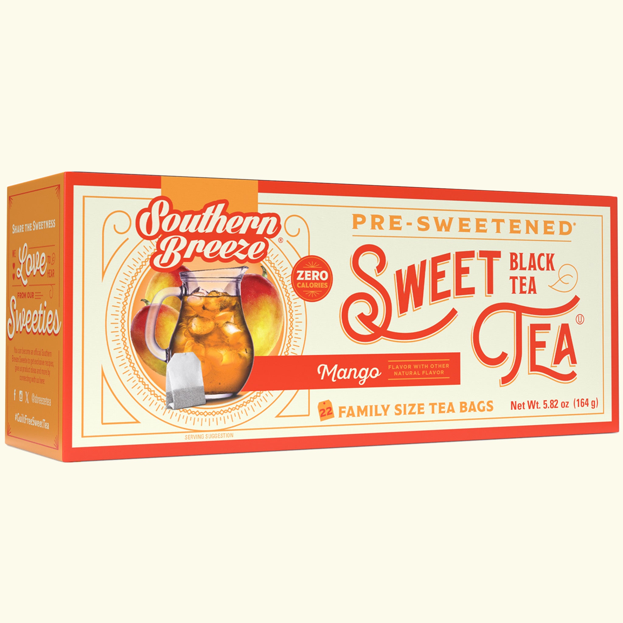 Mango Sweet Tea | Family Size, Sugar-Free Joy