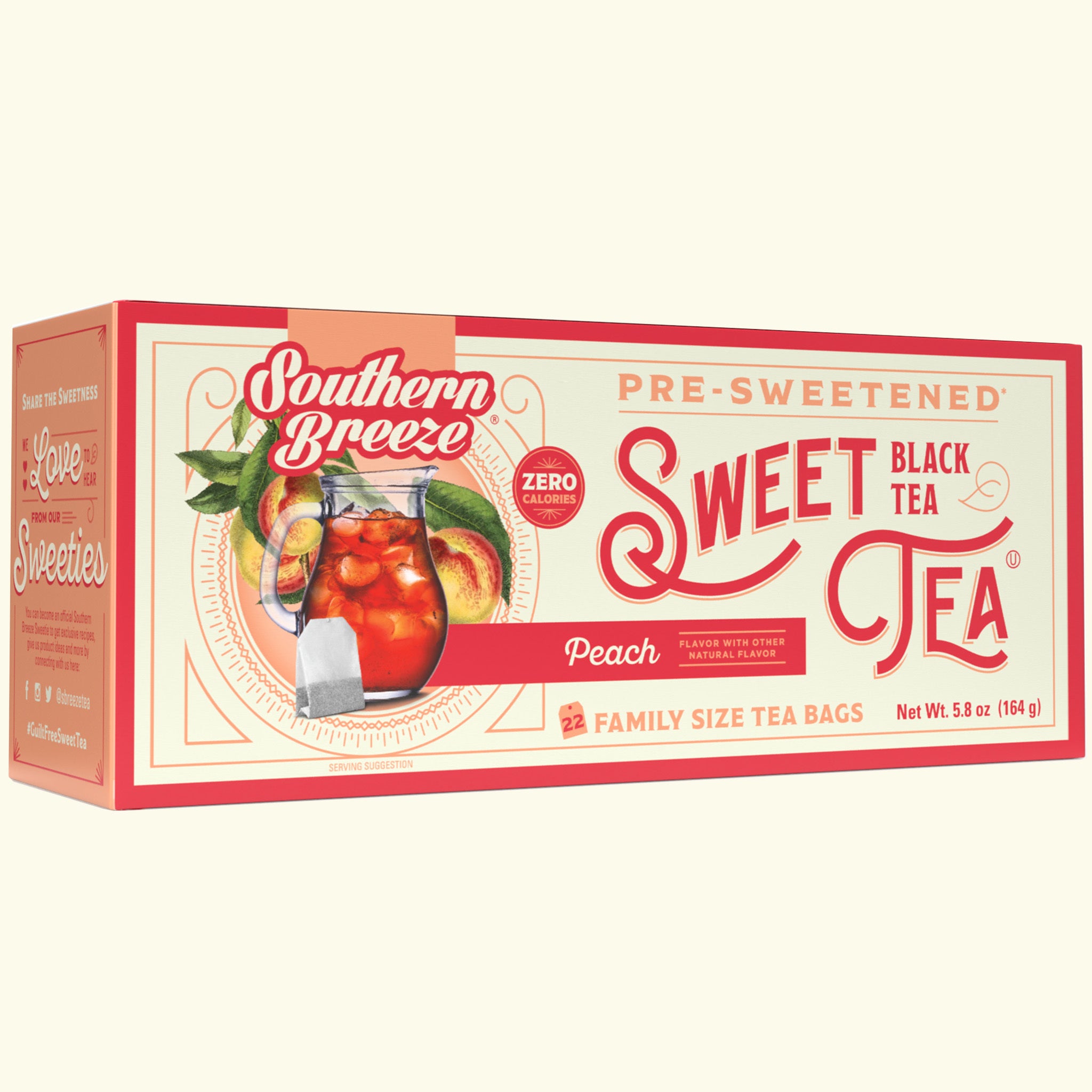 peach(追加分) Peach Sweet Tea | Bright Flavor, Zero Calories