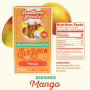 Southern Breeze Decaf Mango Cold Brew Nutrition Facts and Ingredients
