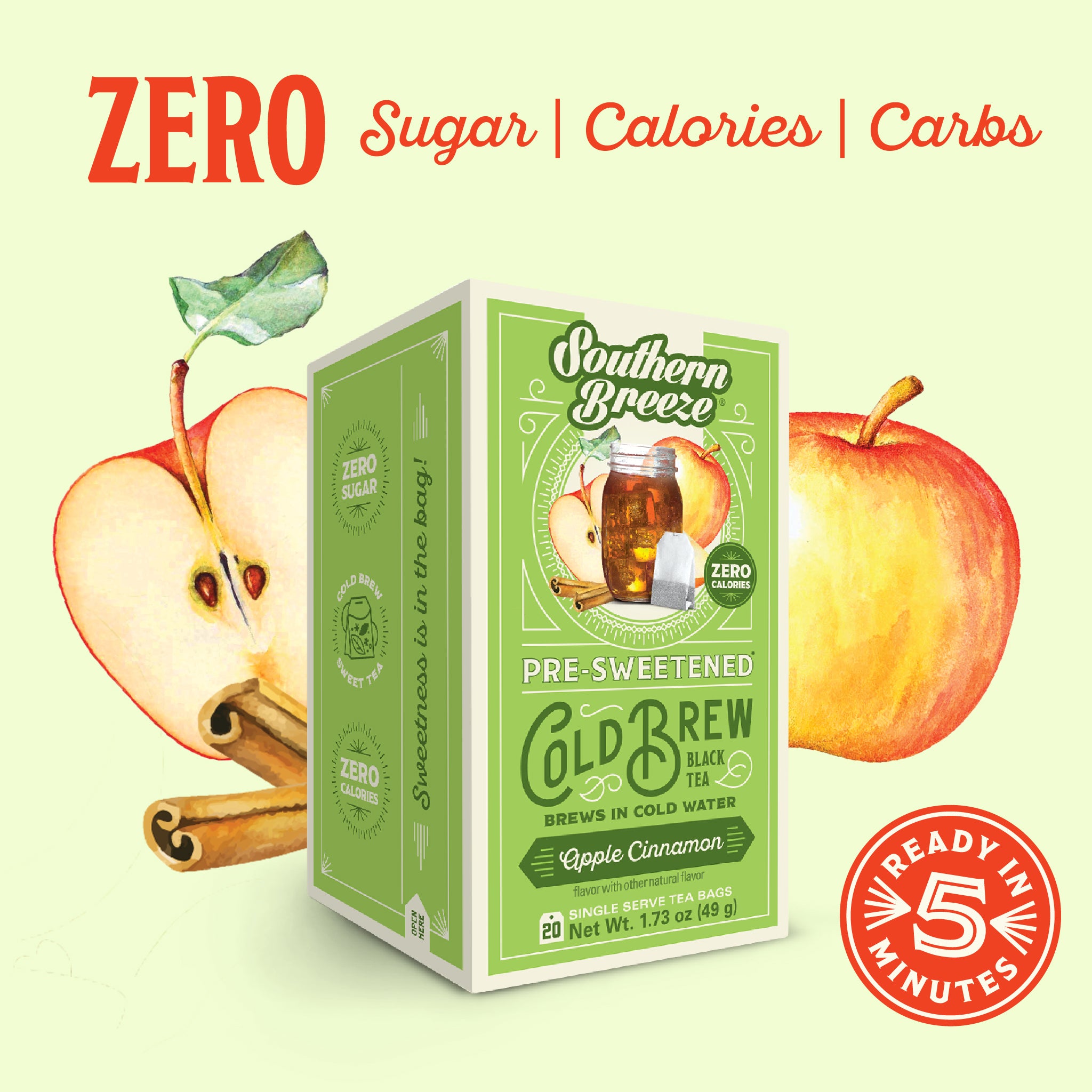 Apple Cinnamon Sweet Tea | Refreshing Fall Comfort