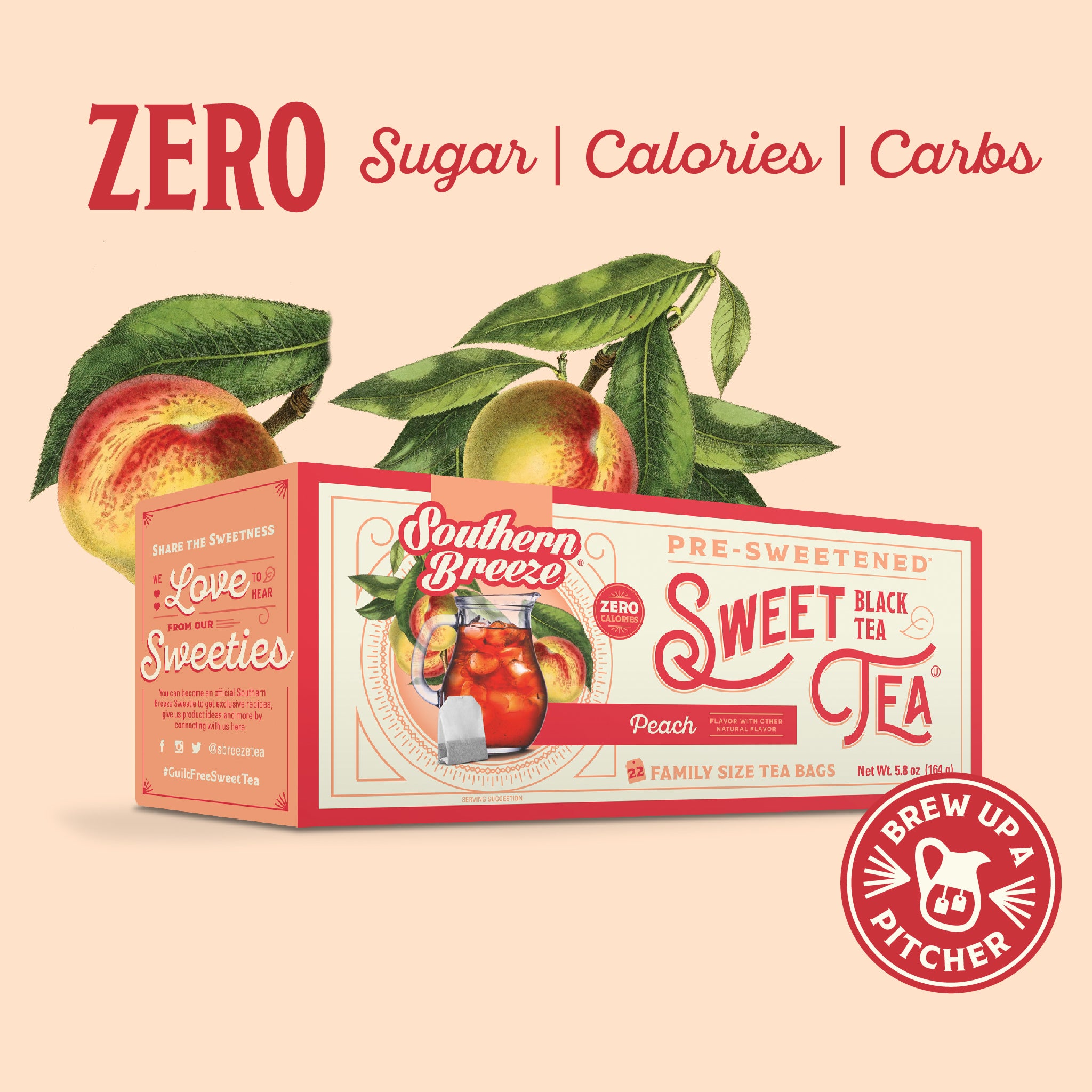 Peach Sweet Tea | Bright Flavor, Zero Calories