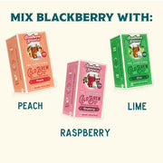 Mix Blackberry with Peach, Raspberry, or Lime