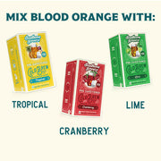Three boxes of Southern Breeze Cold Brew with flavor options labeled 'Tropical', 'Cranberry', and 'Lime' on a white background.
