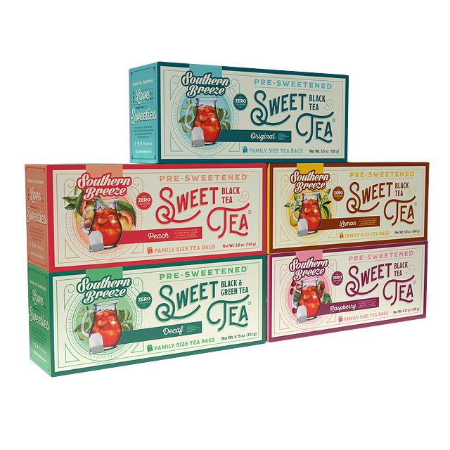 Variety Sweet Tea Flavors- Cold Brew Bundles | Southern Breeze