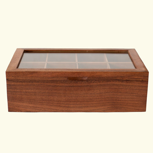 Wooden Tea Chest | Stylish Storage for Tea Bags