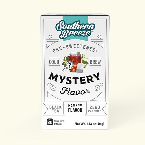 Rendering of Mystery Flavor Iced Tea Carton