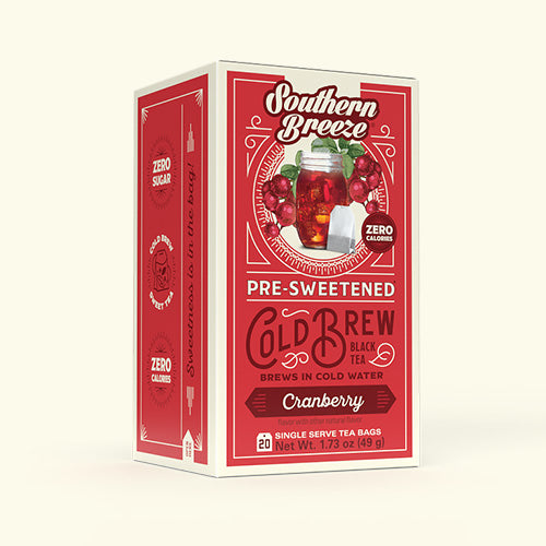 Rendering of Cranberry Iced Tea Carton