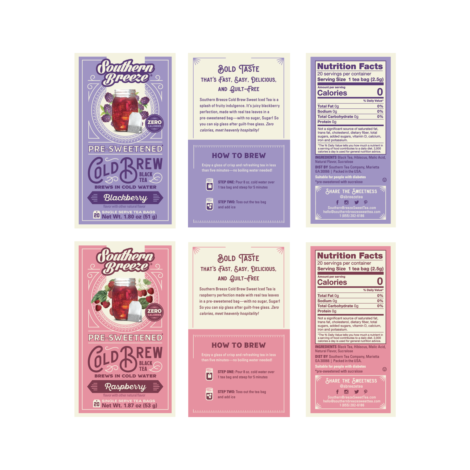 Rendering of Cold Brew Sweet Iced Tea Berry Bundle
