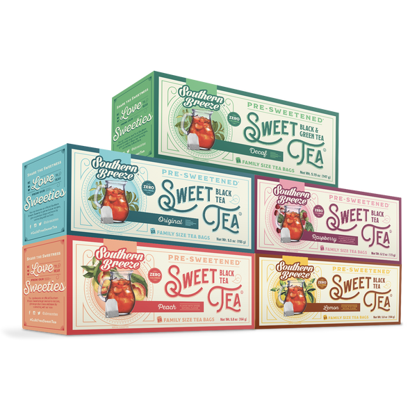 Rendering of Family Size Sweet Iced Tea Bundle 5 pack with Decaf