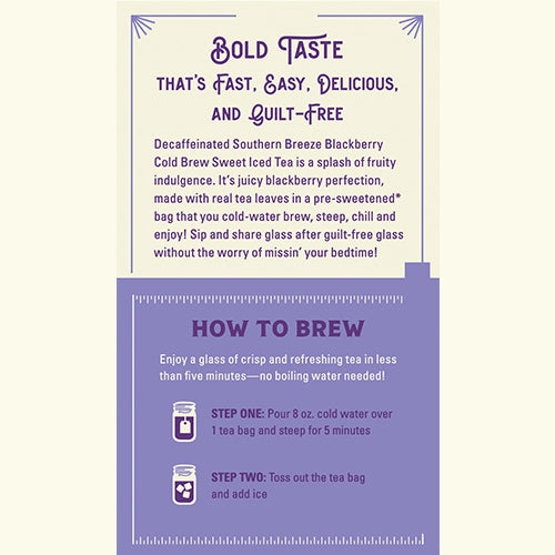 Rendering Decaf Blackberry Iced Tea