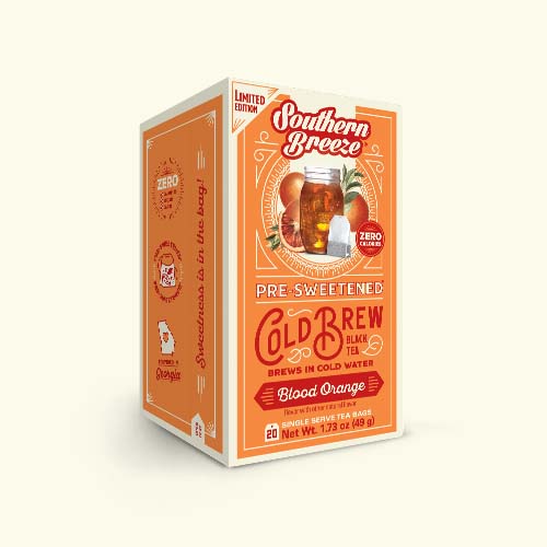 Rendering of Blood Orange Iced Tea Carton
