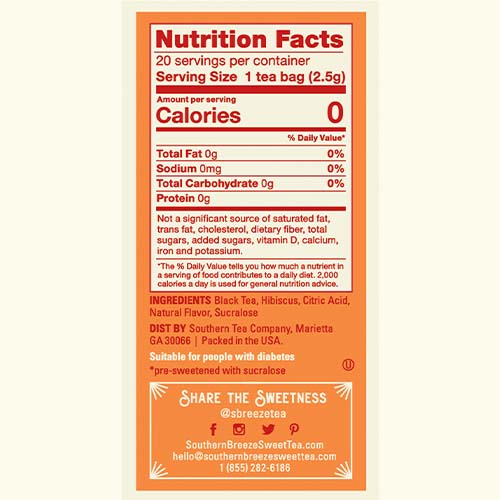 Rendering of Blood Orange Iced Tea Carton
