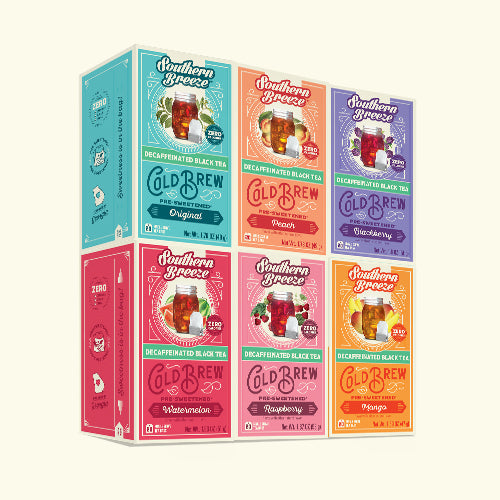 Rendering of Decaf Cold Brew Sweet Iced Tea Bundle 6 Pack