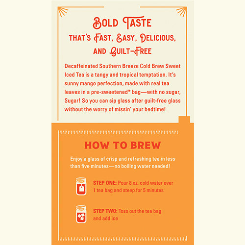 Rendering of Decaf Mango Iced Tea