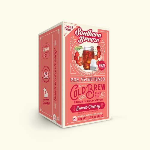 Rendering of Sweet Cherry Iced Tea Carton