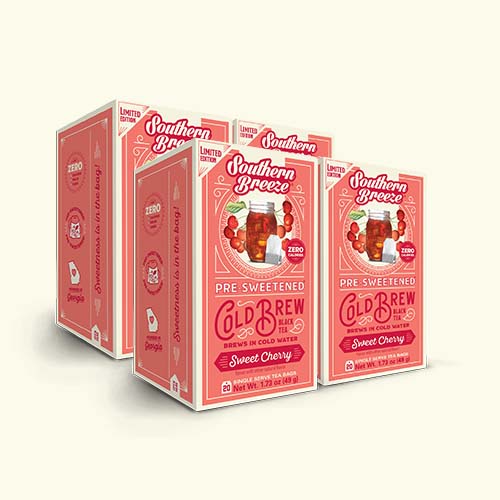 Rendering of Sweet Cherry Iced Tea Carton