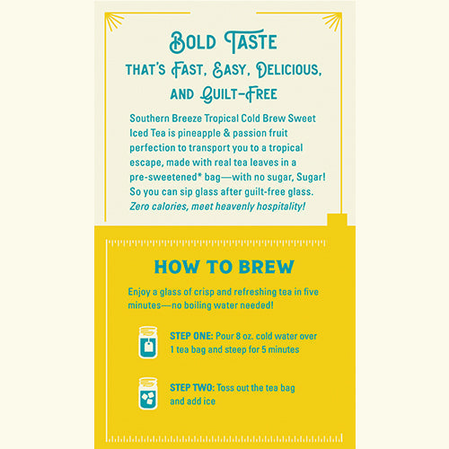 Rendering of Tropical Iced Tea Carton