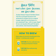 Rendering of Tropical Iced Tea Carton